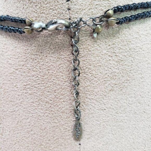 ESMOR Dual Strand Beaded Necklace - Picture 8 of 8